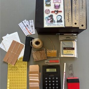 Art, Label, Sticker, Office Drawer Set